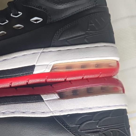 Jordan Ol' School Black & Red High Tops - Picture 11 of 15